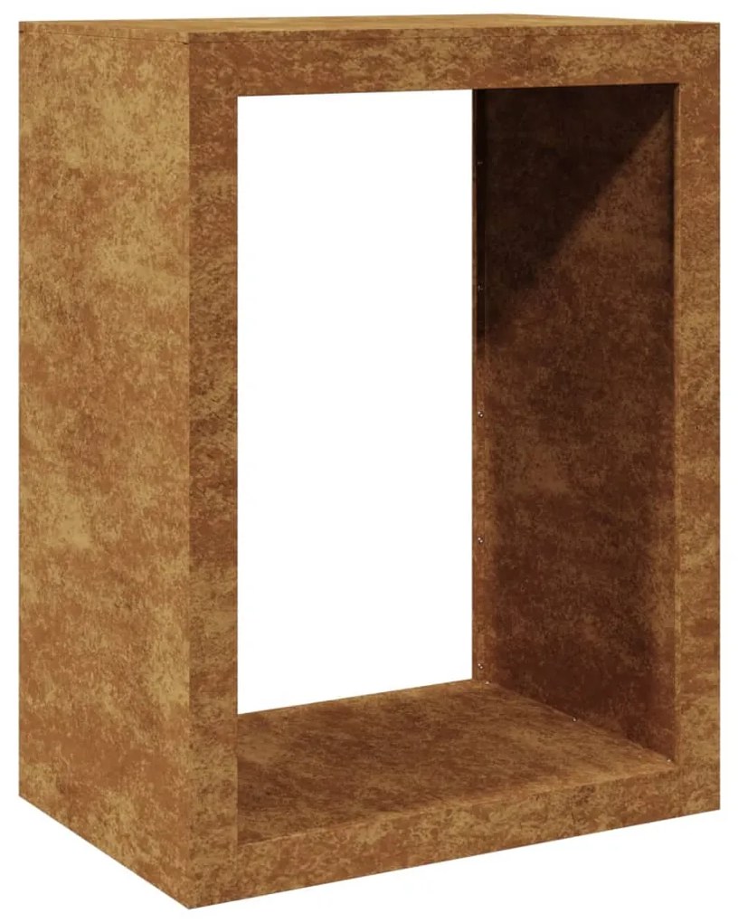Ράφι για καυσόξυλα 60x40x80 cm Ατσάλι σκληρυθέν στον αέρα - Καφέ