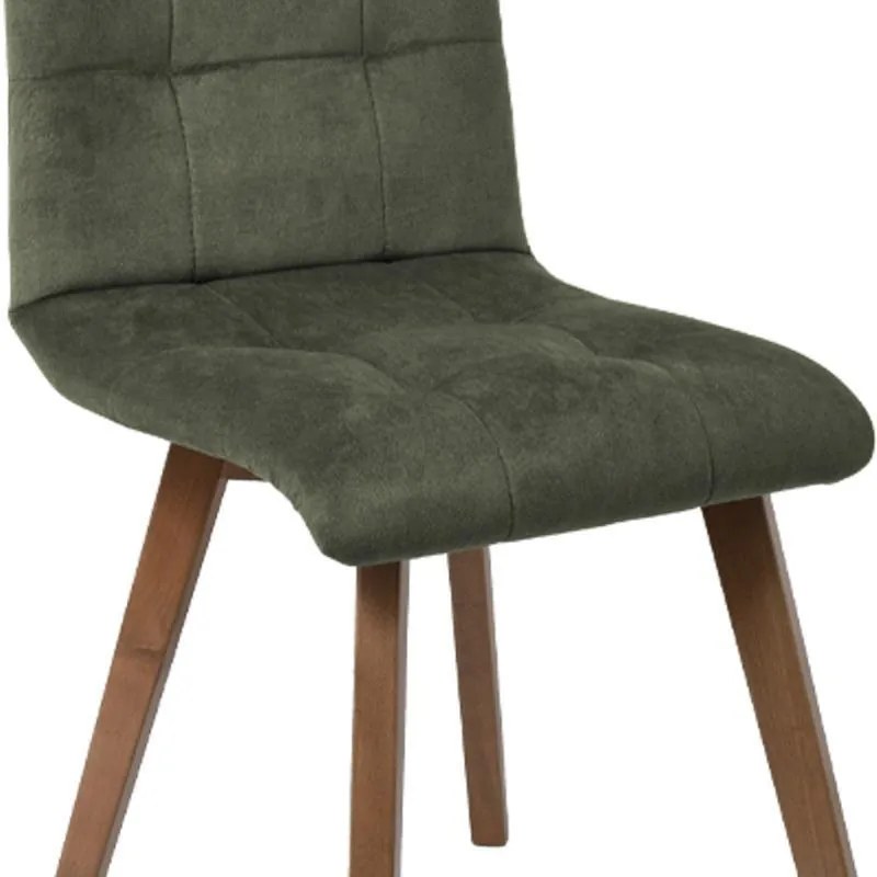 Καρέκλα Τραπεζαρίας NEW T-17 Fylliana Λαδί με Grey Oak πόδια 42x48x87εκ. 2αδα 42x48x87 εκ.