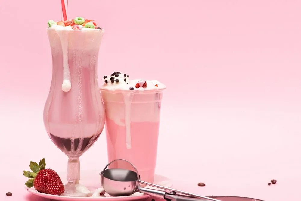 Εικόνα ροζ milkshake