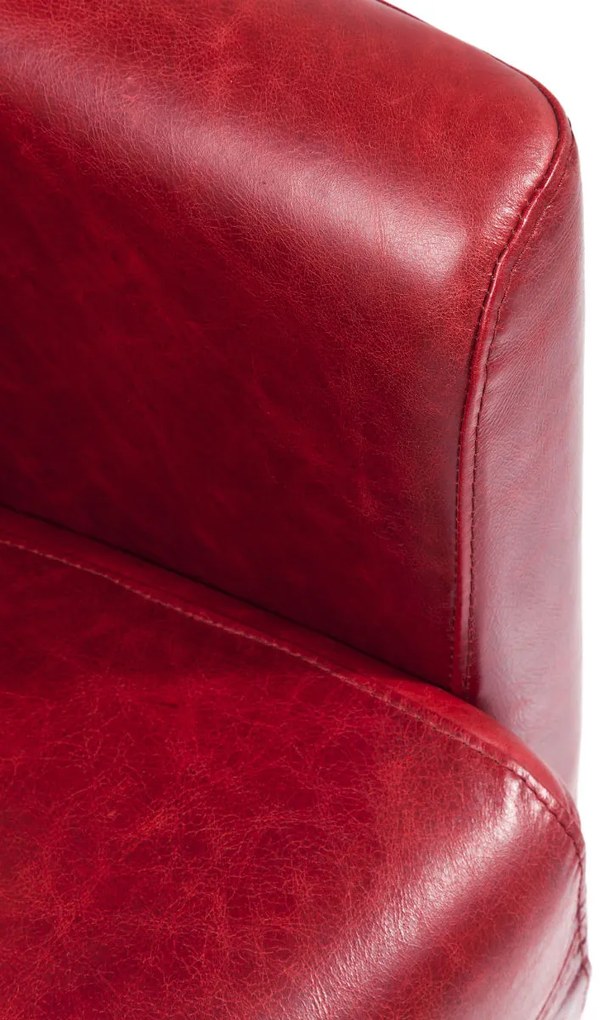 Πολυθρόνα Cigar Lounge Κόκκινη 72x83x70εκ - Κόκκινο