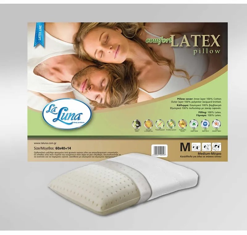 The Latex Comfort Pillow 40x60 Medium 5200421402543