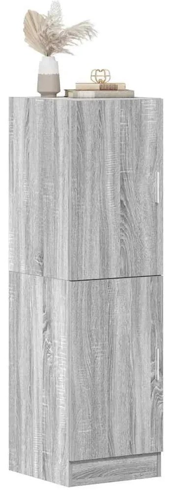 Ντουλάπι Κουζίνας Γκρι sonoma 38x41,5x131,5 εκ. Επεξεργ. Ξύλο - Γκρι