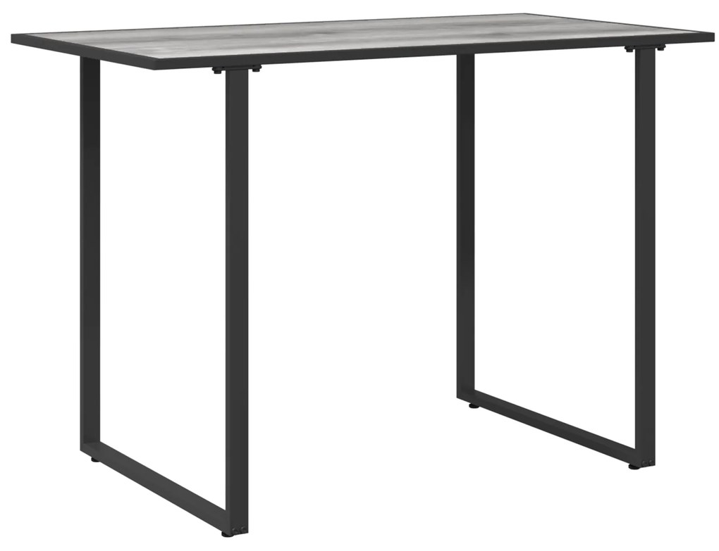 vidaXL Γκρι Τραπέζι Κήπου 100x55x70 εκ DPC και Χάλυβας
