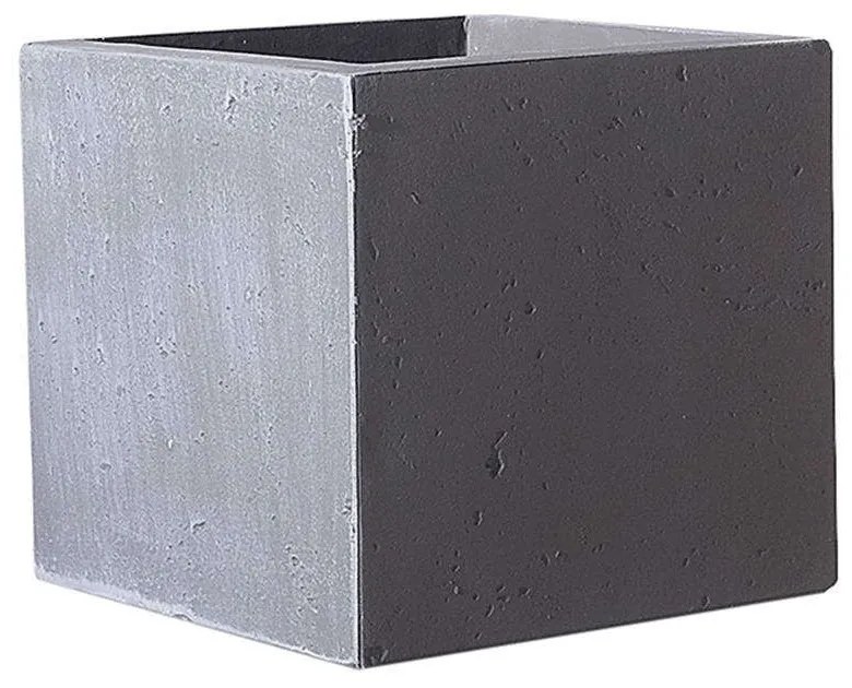Κασπώ Πήλινο Τετράγωνο Rocky M B-6050-8 30x30x30 Grey Supergreens Clay