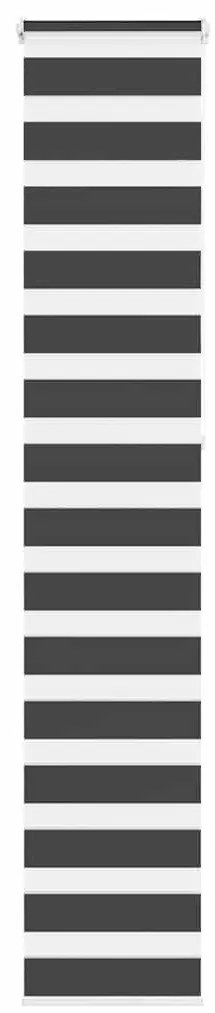 Ζέβρα τυφλή Μαύρο Πλάτος υφάσματος 35,9 εκ. Πολυεστέρας