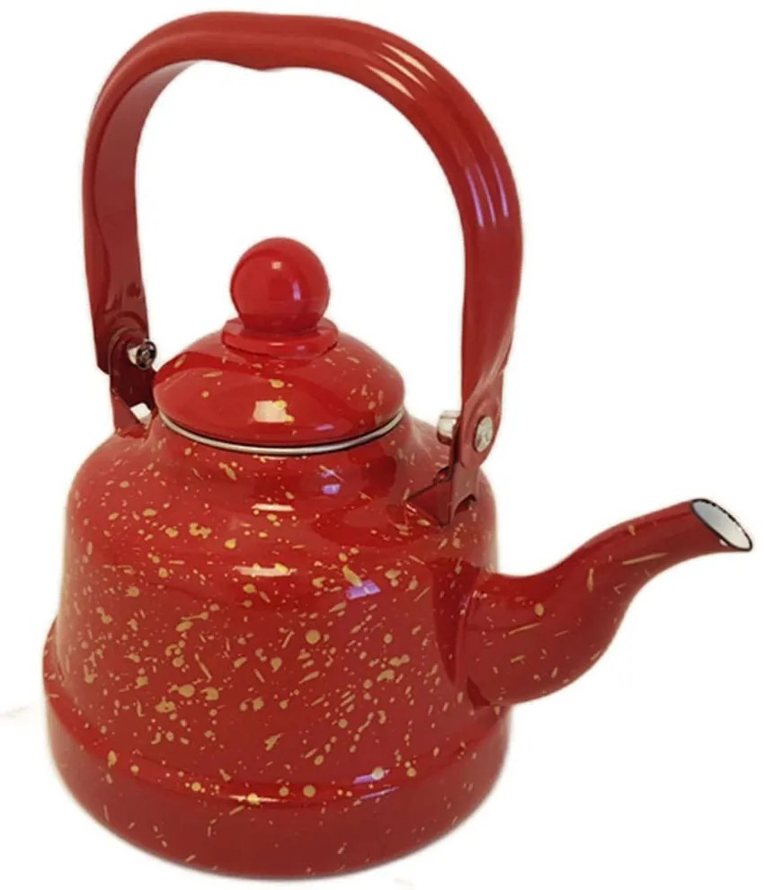 Τσαγιέρα Εμαγιέ 010.0021 1,1lt Red Enamel