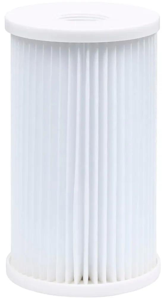 Φίλτρο Πισίνας Κρεμαστό &amp; Αντλία με Προσαρμογέα 16 εκ. Πλαστικό - Λευκό