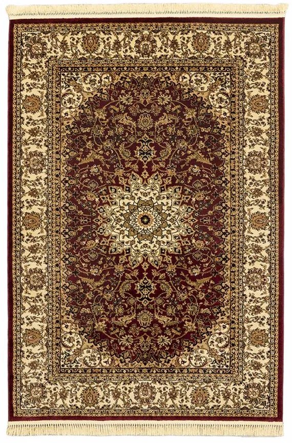 Χαλί Persia 1019 Burgundy με κρόσσι - 160x230