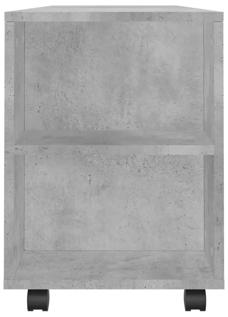 vidaXL Έπιπλο Τηλεόρασης Γκρι Σκυρ. 102x34,5x43 εκ. Επεξ. Ξύλο