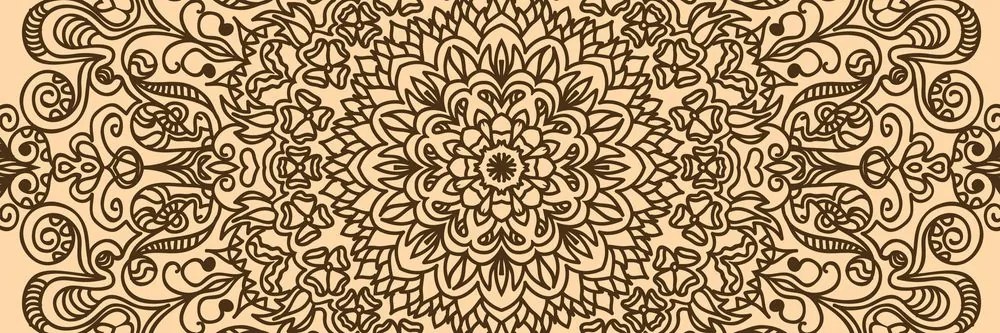 Εικόνα στολίδι με μοτίβο λουλουδιών - 120x40