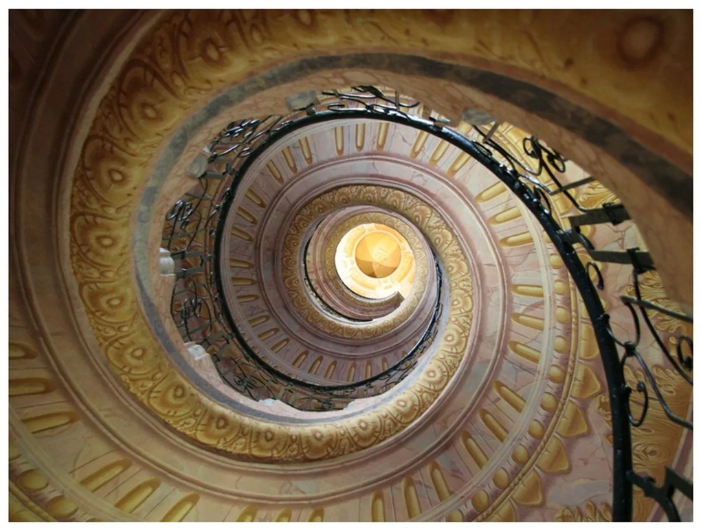 Φωτοταπετσαρία - Decorative spiral stairs 200x154