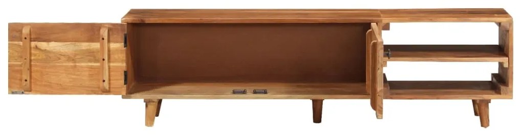 vidaXL Έπιπλο Τηλεόρασης 140x30x40 εκ. Ακακία με Μελί Φινίρισμα