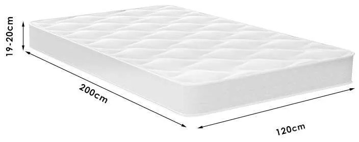 Στρώμα Fix Pad Chic Strom μονής όψης 18-19cm 120x200εκ