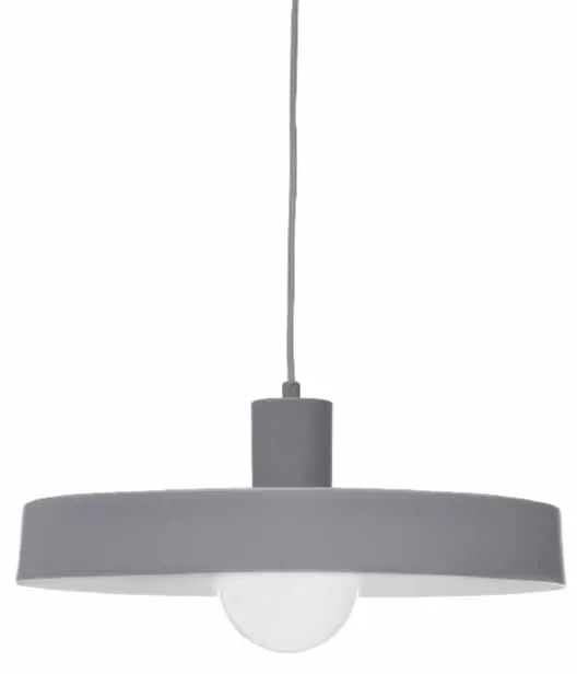 Φωτιστικό Οροφής Μονόφωτο Aca Domenica OD5392SGY Grey Mat