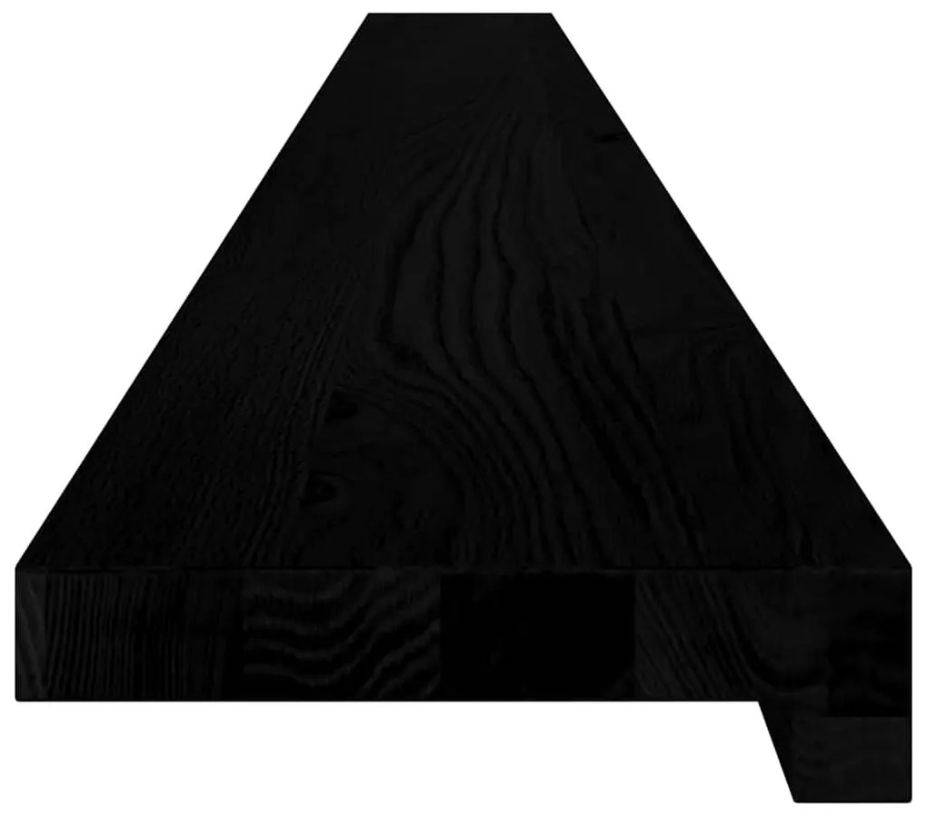 vidaXL Περβάζια παραθύρων 2 τεμ. Σκ. Καφέ 160x15x2εκ. Μασίφ Ξύλο Δρυός