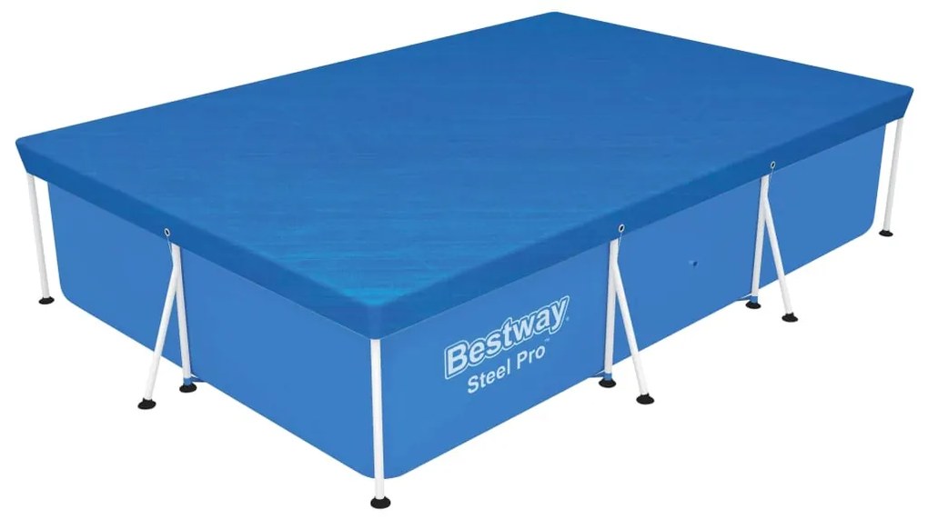 Bestway Κάλυμμα Πισίνας Flowclear 304 x 205 x 66 εκ. - Μπλε