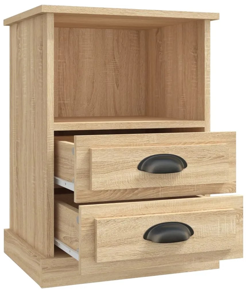 vidaXL Κομοδίνο Sonoma Δρυς 43x36x60 εκ.