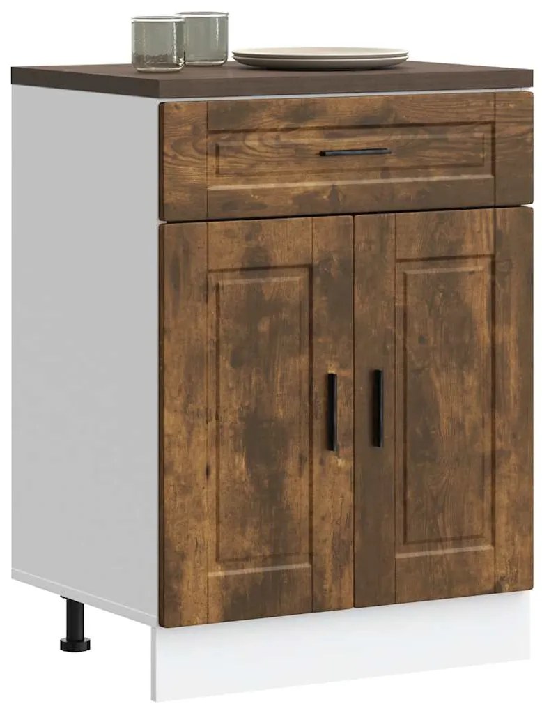 ντουλάπι βάσης κουζίνας Porto Καπνιστή βελανιδιά