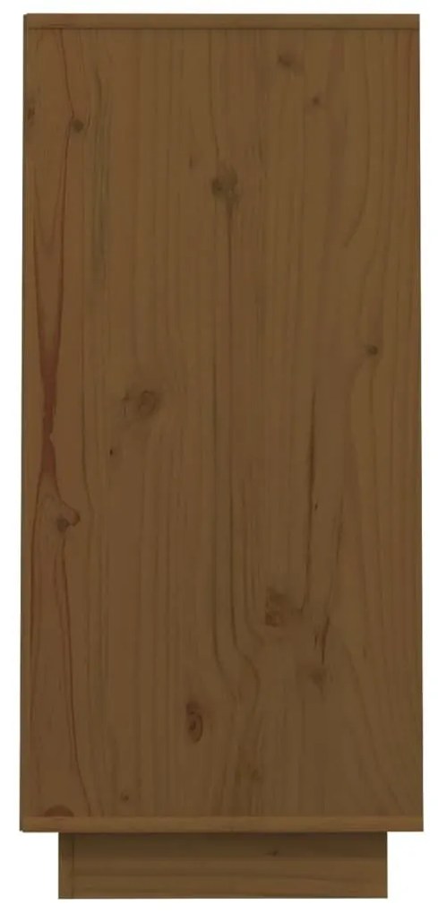 Ντουλάπι Κονσόλα Μελί 60 x 34 x 75 εκ. από Μασίφ Ξύλο Πεύκου - Καφέ