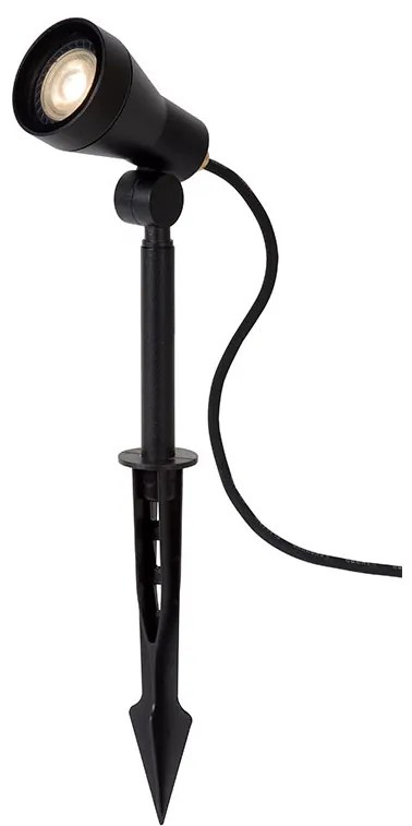 Φωτιστικό Επιδαπέδιο Lucide 27882-05-30 SPIKE Μαύρο Ματ (Black Mat) 3000 K