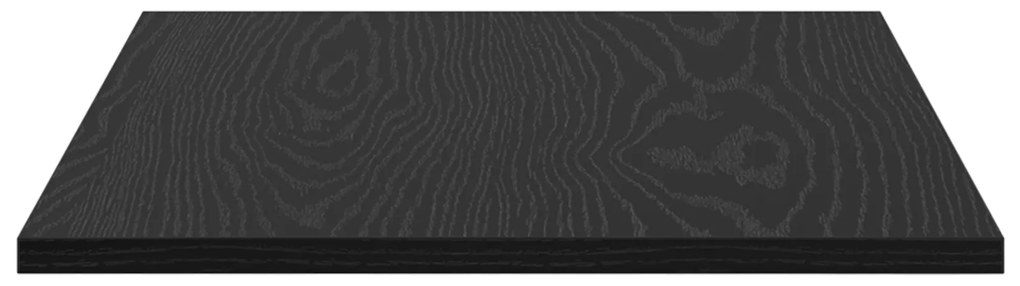 vidaXL Δίσκος Βιβλιοθήκης 4 pcs Μαύρο 100 x 40 x 1.5 εκ. Μοριοσανίδα