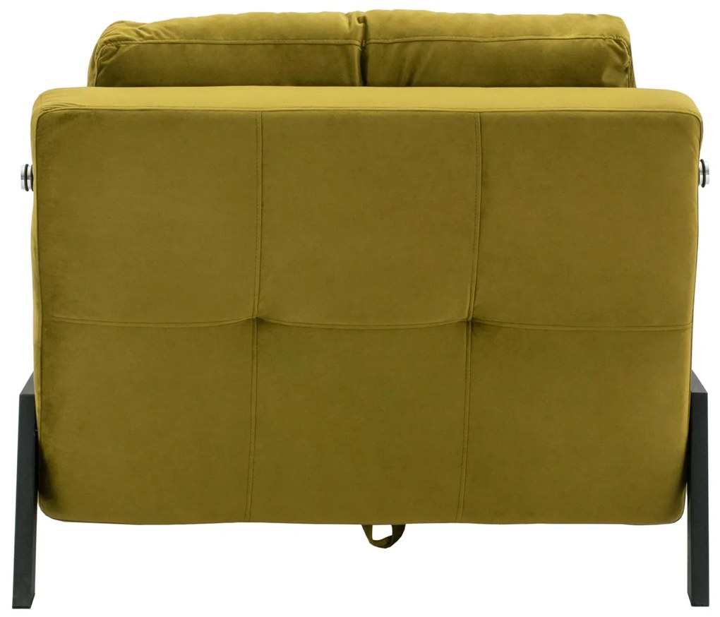 Πολυθρόνα - Κρεβάτι CONSTANCE C3078.13 Βελούδο Λαδί 95x92x66Υ εκ. 95x92x66 εκ.