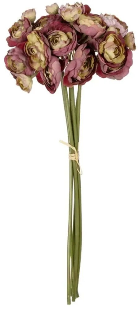 Τεχνητό Μπουκέτο Camelia 21299 37cm Pink GloboStar Ύφασμα