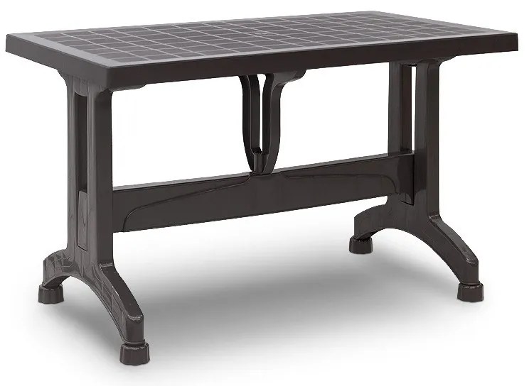 Megapap Τραπέζι Πολυπροπυλενίου Callan Καφέ