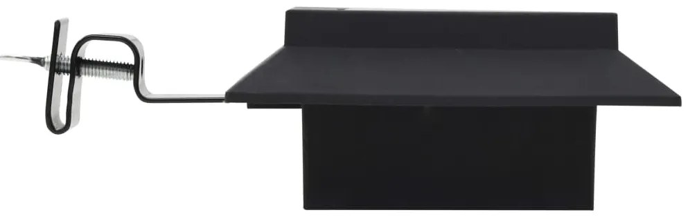 vidaXL Φωτιστικά Εξωτ. Χώρου Ηλιακά 12 τεμ. LED Τετράγωνα Μαύρα 12 εκ.