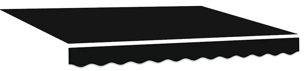 vidaXL Σκηνίτσα Αναδιπλούμενη Μαύρο 350 x 250 εκ Ύφασμα και Ατσάλι