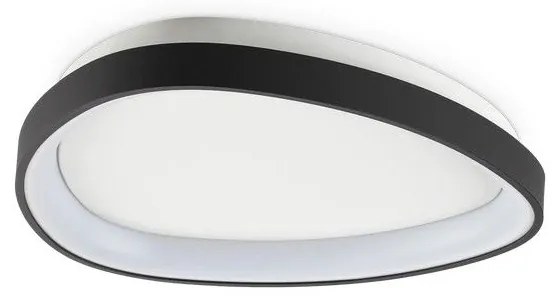 Φωτιστικό Οροφής - Πλαφονιέρα Gemini 341446 D042 On-Off 2700K 2300lm Black Ideal Lux