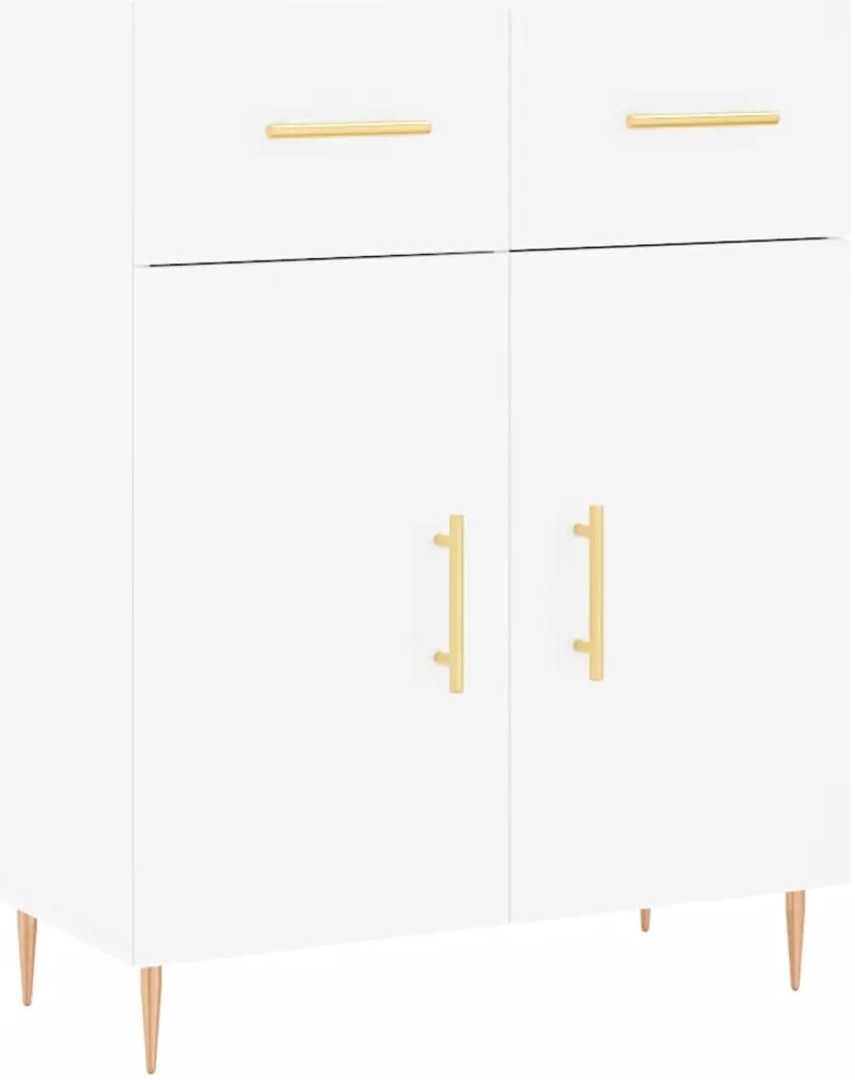 vidaXL Ντουλάπι Λευκό 69,5 x 34 x 90 εκ. από Επεξεργασμένο Ξύλο
