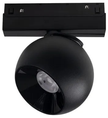 Μαγνητικό Σποτ Φωτιστικό Ράγας 12W IP20 3000K IONA1230B Aca-IONA1230B-Μαύρο IONA1230B