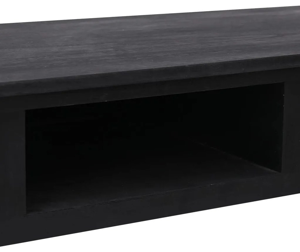 Τραπέζι Κονσόλα Μαύρο 110 x 45 x 76 εκ. Ξύλινο - Μαύρο