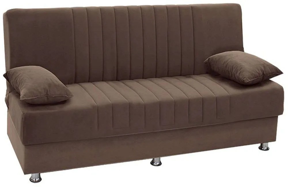 Καναπές - Κρεβάτι Τριθέσιος Romina 213-000016 180x75x80cm Mocha