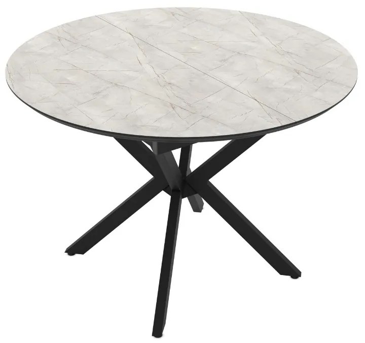 MATIS Επεκτεινόμενη ροτόντα δείπνου DOBOK lagina gloss 110+35x77 MATISTAMADA008