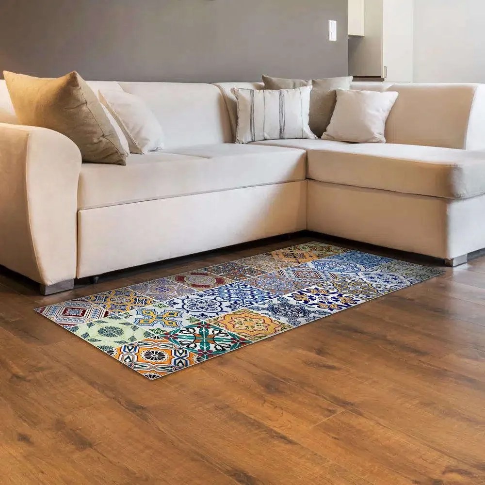 Διάδρομος Βινυλίου Spring Tile Carpet 83133 Multi Ango 50X180 Vinyl