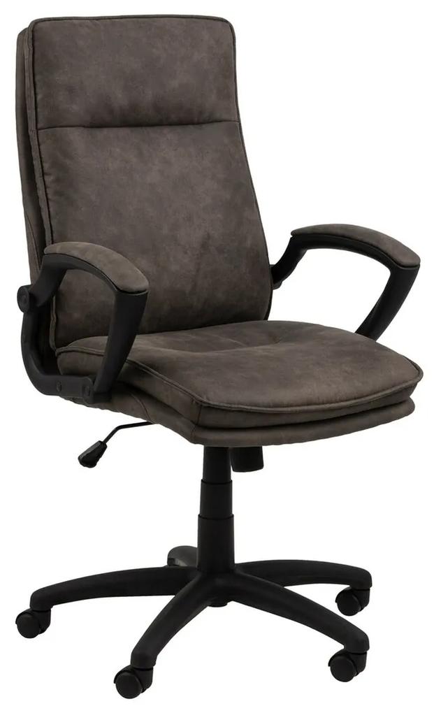 Καρέκλα γραφείου Oakland 541, Ανθρακί, 115x67x70cm, 14 kg, Με ρόδες, Με μπράτσα, Μηχανισμός καρέκλας: Κλίση | Epipla1.gr