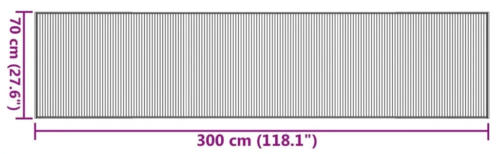 ΧΑΛΙ ΟΡΘΟΓΩΝΙΟ ΦΥΣΙΚΟ 70 X 300 ΕΚ. ΜΠΑΜΠΟΥ 376877