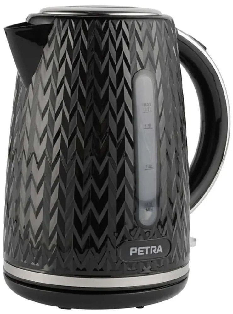 Βραστήρας Chevron PT3864BLKVDEEU10 1,7lt 2200W Black Petra