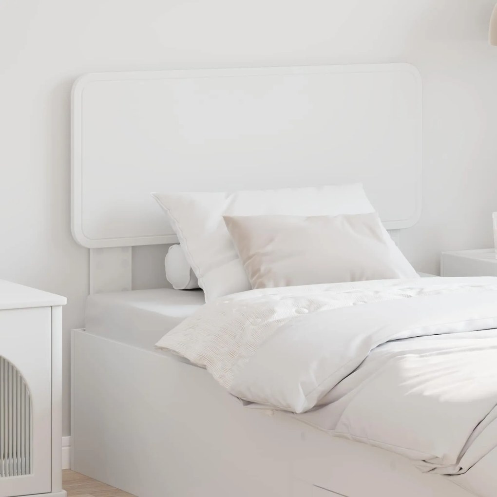 Κεφαλάρι Λευκό 90 cm Επεξεργασμένο ξύλο