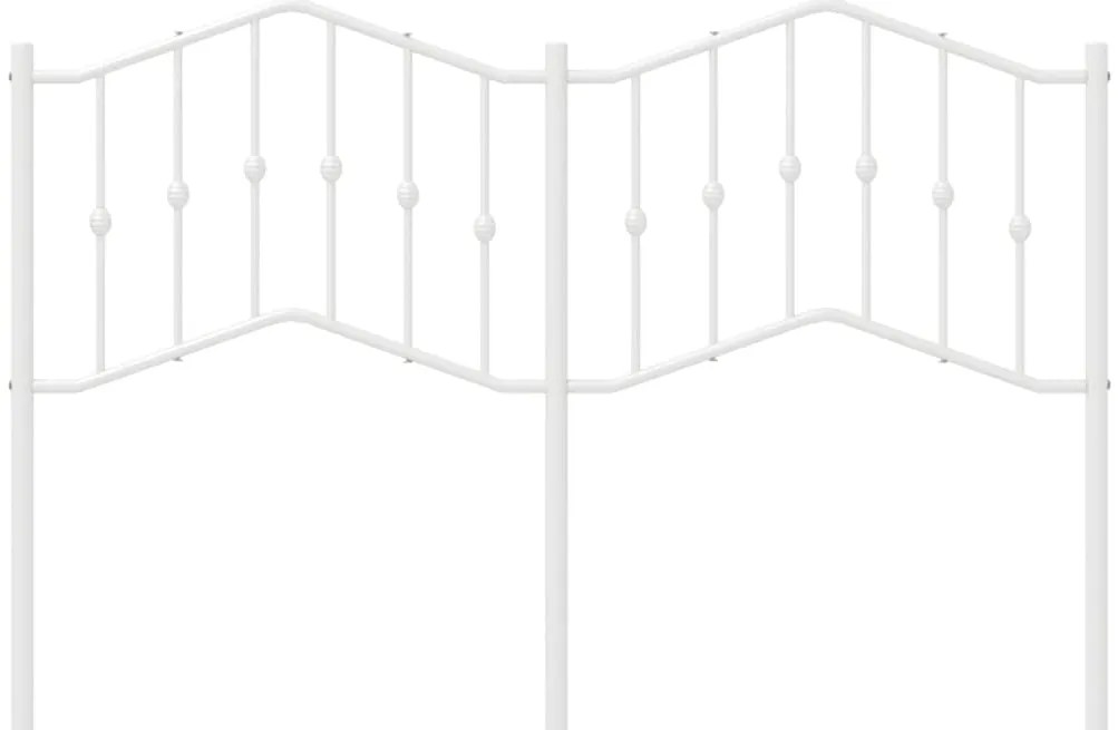 vidaXL Κεφαλάρι Λευκό 150 εκ. Μεταλλικό