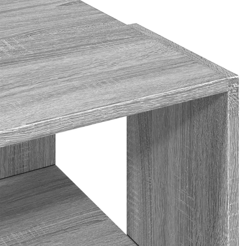 vidaXL Τραπεζάκι Σαλονιού Γκρι Sonoma 89,5x48x30 εκ.