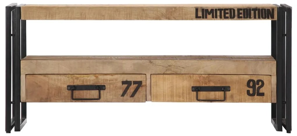 vidaXL Έπιπλο Τηλεόρασης 100 x 30 x 45 εκ. από Μασίφ Ξύλο Μάνγκο