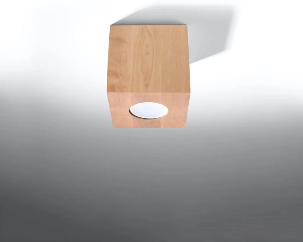 Sollux Φωτιστικό οροφής Quad 1,ξύλο,1xGU10/40w