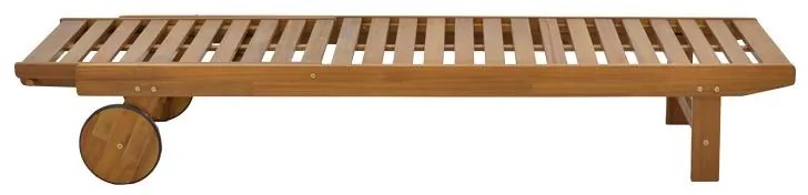 Ξαπλώστρα Weylar ξύλο ακακίας φυσικό 60x193x30εκ 60x193x30 εκ.