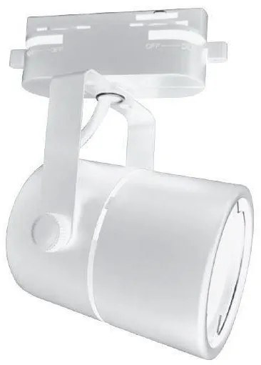 Σποτ Ράγας 4-Line R339 GU10 μαύρο λευκό Led Space Lights-2115025-Λευκό 2115025