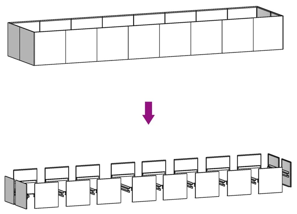 ΖΑΡΝΤΙΝΙΕΡΑ 360 X 80 X 40 ΕΚ. ΑΠΟ ΑΤΣΑΛΙ ΣΚΛΗΡΥΘΕΝ ΣΤΟΝ ΑΕΡΑ 824535