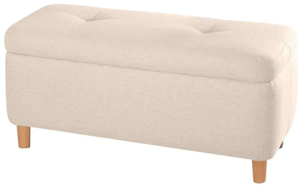 Σκαμπό Rocio 209FLF1385 100x41x45cm Cream