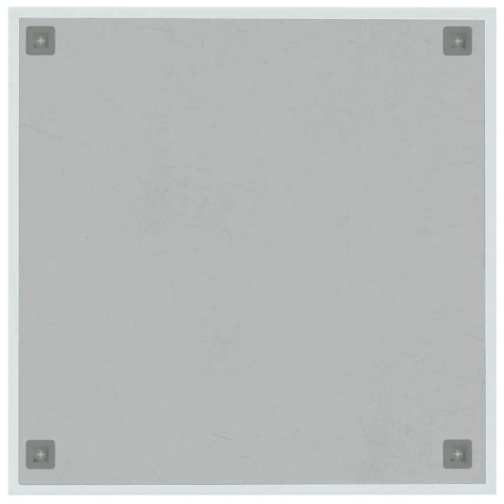 vidaXL Πίνακας Επιτοίχιος Μαγνητικός Λευκός 60 x 60 εκ. Ψημένο Γυαλί
